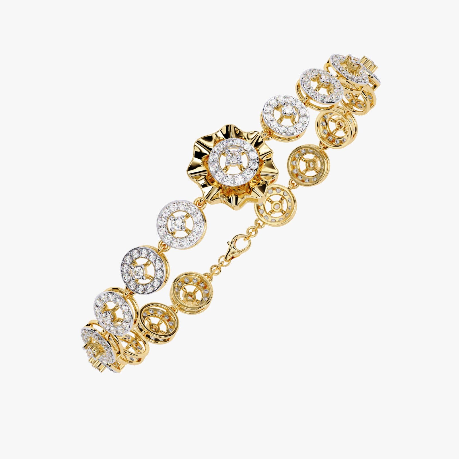 Solitairekart 2.16ct Lab Grown Diamond Bracelet